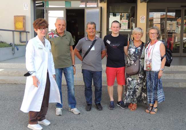 Borgomanero volontari Auser ospedale