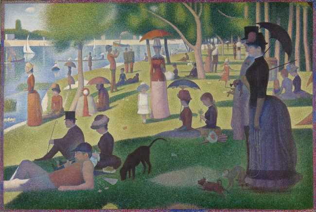Georges Seurat Un dimanche après midi à lîle de la Grande Jatte