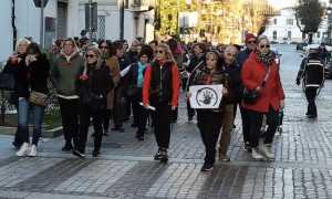 camminata contro viol borgo
