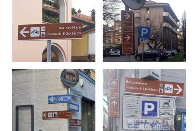 cartelli turistici borgo