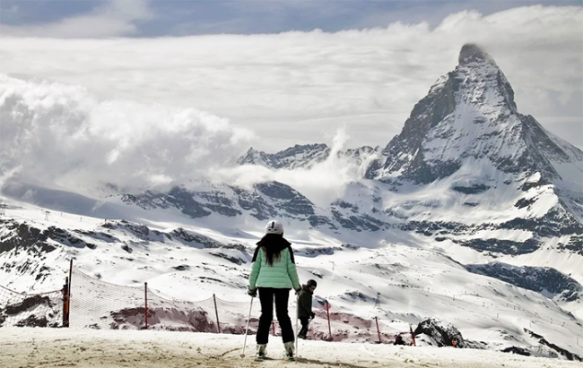 cervino sci neve montagna