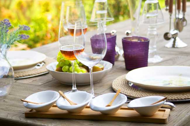 cibo vino
