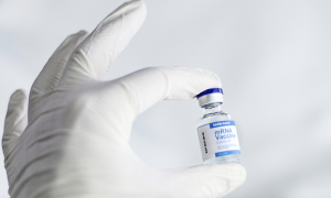 covid flacone bianco