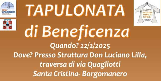 evento benefico borgo 25