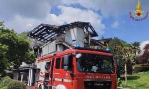 incendio abitazione cureggio vvff