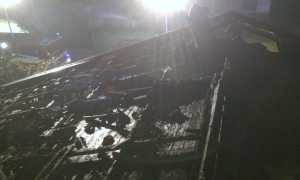 incendo tetto borgom