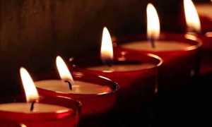 lutto candele