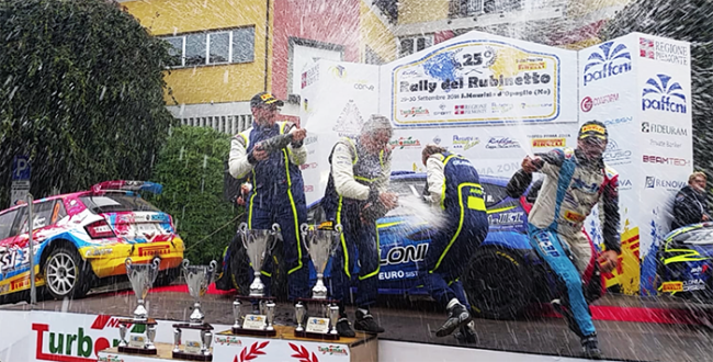 premiazione rally rubinetto 2018
