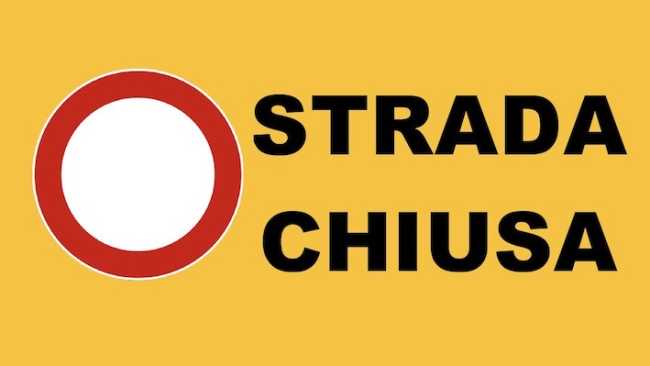 strada chiusa logo