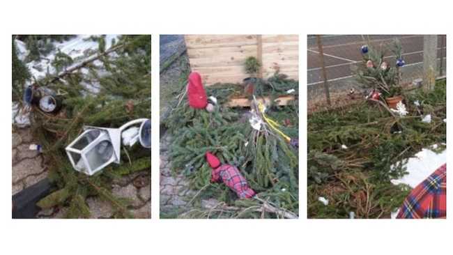 vandalismi cressa villaggio b natale
