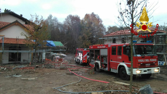 gattico incendio