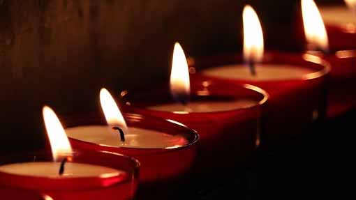lutto candele