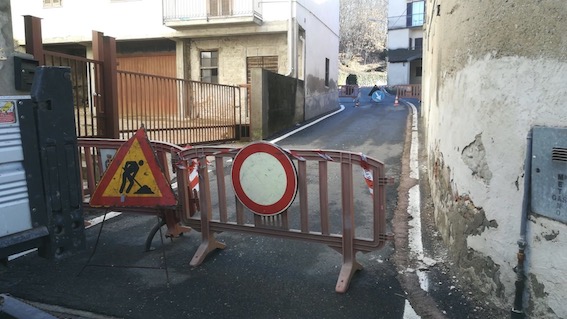 borgo cedimento strada