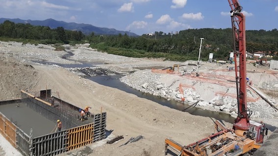 ponte romagnano provvisorio